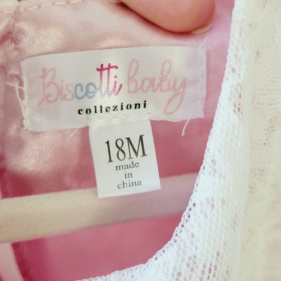 Biscotti‎ Baby formal laced sleeveless dress for toddler size 18M - Picture 3 of 6